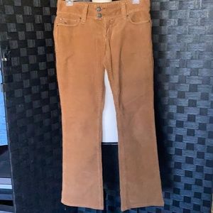 Abercrombie and Fitch Brown Stretch Corduroy Pants